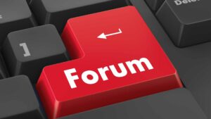 Un forum en ligne